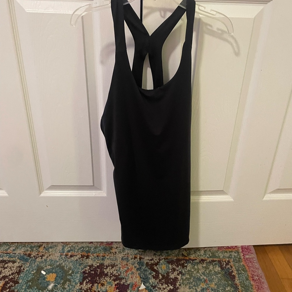 Black Tank Top with Built in Bra